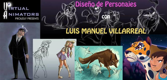 Virtual_Animators_Luis_Villarrreal_Character_Design_Class_Banner